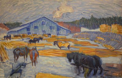 Ester Almqvist The Sawmill Aneby by Bengt Oberger